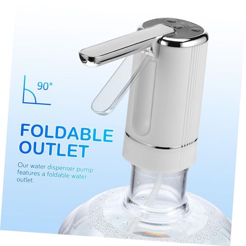 Electric Water Pump Fast Dispensing Portable Foldable Dispenser Battery Operated Home Office Use
