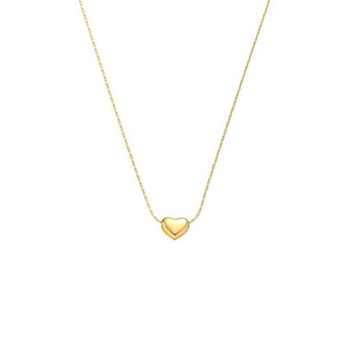Minimally exquisite niche light luxury love necklace pendant necklace that does not fade 18K rose gold titanium steel lock chain for women