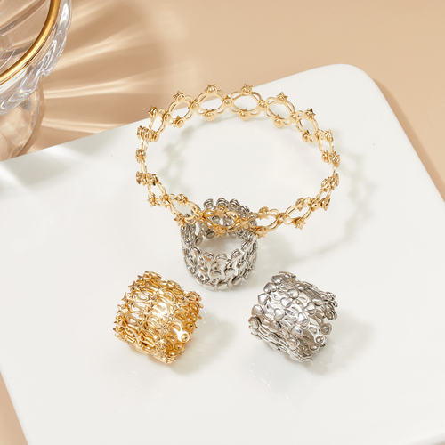 Magic A dual-purpose telescopic ring bracelet deformable variable ring niche accessory