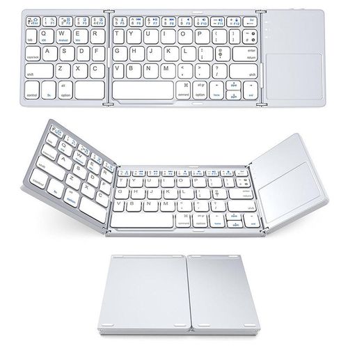 Bluetooth keyboard folding keyboard is suitable for iPad carrying business office mini phone tablet computer keyboard