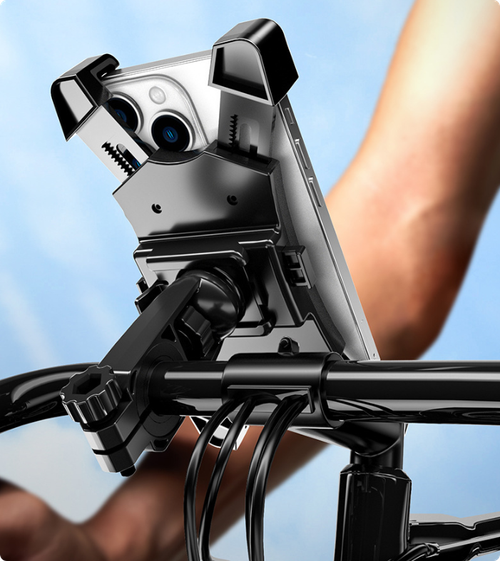 (All mobile phones can be used)Cycling mobile phone holder electric car motorcycle battery mobile phone holder car shockproof bicycle navigation bicycle holder