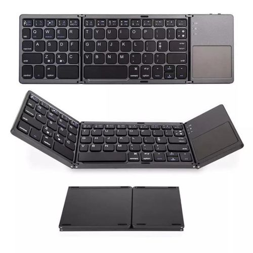 Bluetooth keyboard folding keyboard is suitable for iPad carrying business office mini phone tablet computer keyboard
