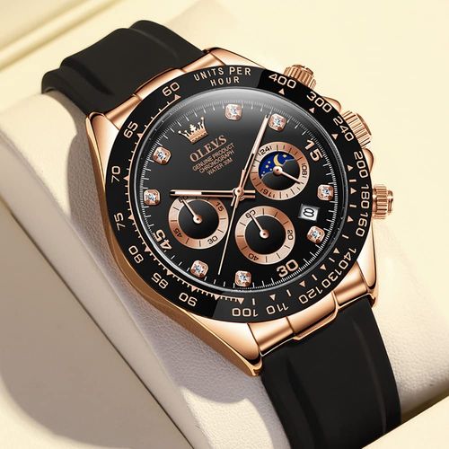 Men's Fully Automatic Mechanical Steel Strap Casual Watch