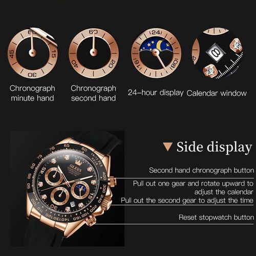 Men's Fully Automatic Mechanical Steel Strap Casual Watch