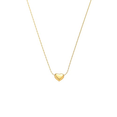 Minimally exquisite niche light luxury love necklace pendant necklace that does not fade 18K rose gold titanium steel lock chain for women