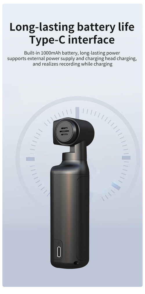 Pocket camera HD professional 5K anti-shake sports mountain climbing handheld back clip intelligent video recorder all-in-one machine