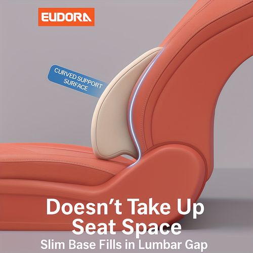 Car Headrest and Lumbar Support Set | Comfortable Upgrade for Autumn and Winter | Ergonomic Fit Design | High-Density Foam Filling | Comfortable for Long-Distance Driving | Includes 1 Headrest + 1 Lumbar Support