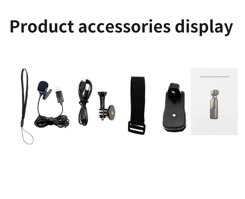 Pocket camera HD professional 5K anti-shake sports mountain climbing handheld back clip intelligent video recorder all-in-one machine