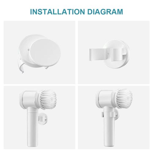 Multi-functional automatic electric cleaning brush, electric scrubber, electric rotary scrubber, enclosed space electric dish washer
