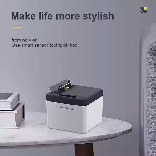 New Smart Toothpick Dispenser Intelligent Induction Toothpick Box for Home Restaurant Office Automatic Electric Toothpick Holder