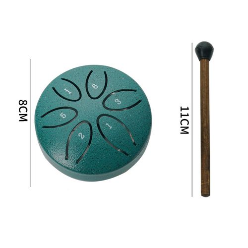 Ethereal Drum is a 3-inch, 6-note steel tongue drum with a compact and portable design, allowing people to relieve stress, heal, and meditate. It comes with a drumstick and musical notes. Eid Mubarak.