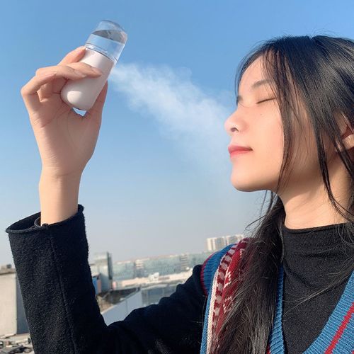 Best Gift Portable Rechargeable Electric Nano Mist Sprayer Continuous Fine Mini Steamer for Car and Facial Mist Application
