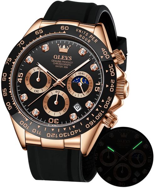 Men's Fully Automatic Mechanical Steel Strap Casual Watch