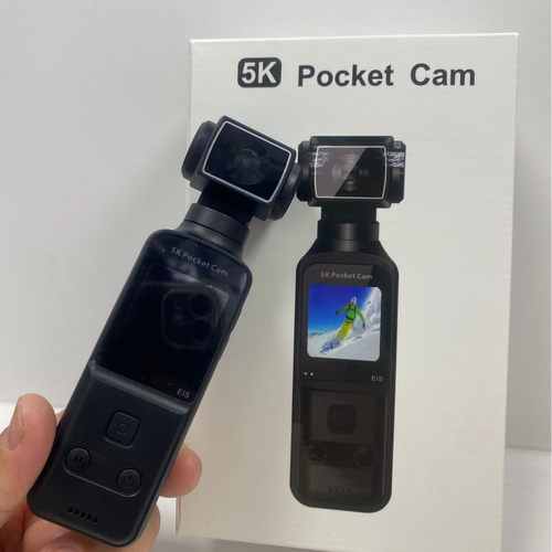 Pocket camera HD professional 5K anti-shake sports mountain climbing handheld back clip intelligent video recorder all-in-one machine