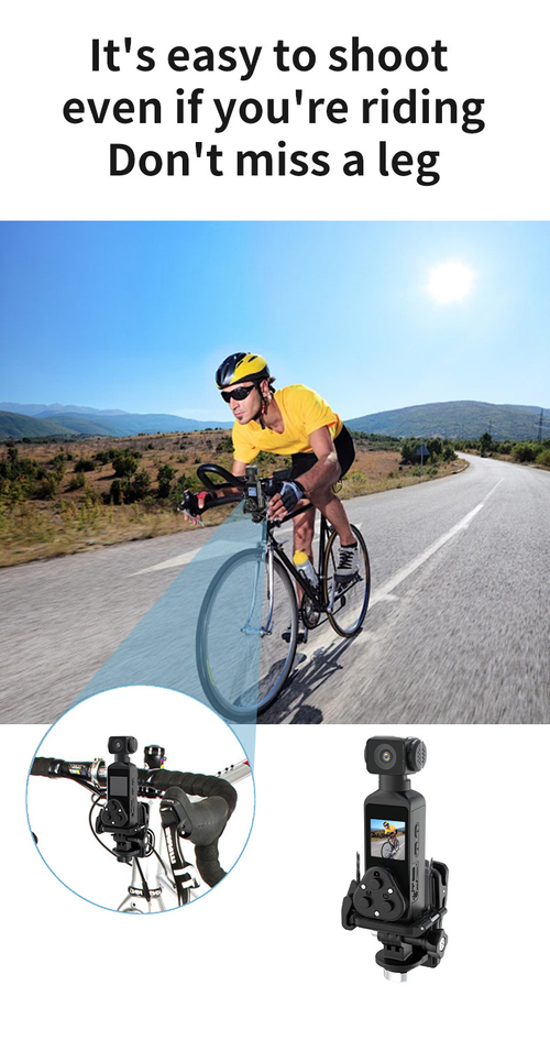 Pocket camera HD professional 5K anti-shake sports mountain climbing handheld back clip intelligent video recorder all-in-one machine