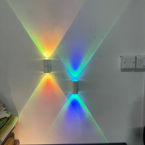 LED Night Lights with Motion Sensors, Featuring Warm RGB Colors, USB Rechargeability, And Magnetic Mounting.