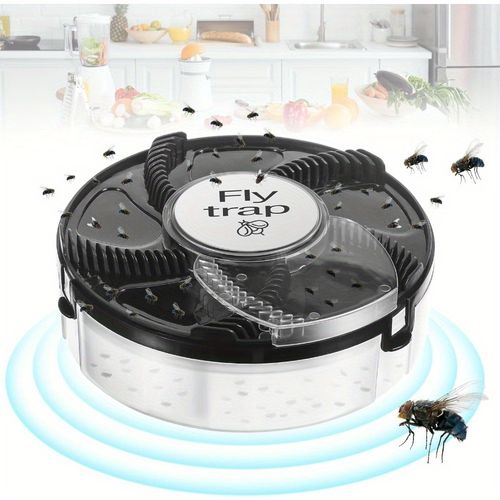 Indoor automatic fly trap