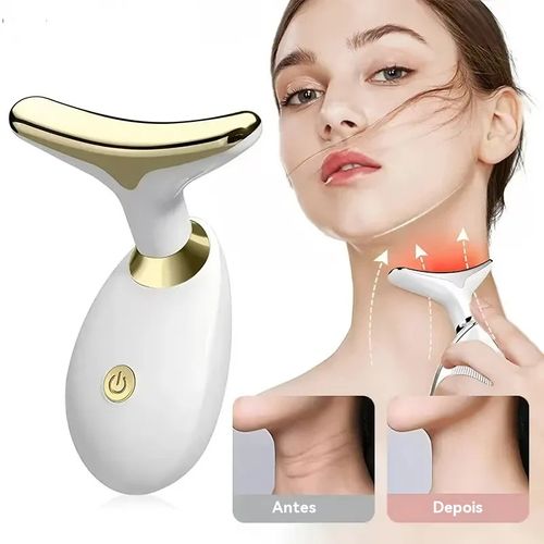 Rejuvenescedor LED Massager Anti Rugas e Firmar Massageador Facial Dispositivo de Elevação do Pescoço