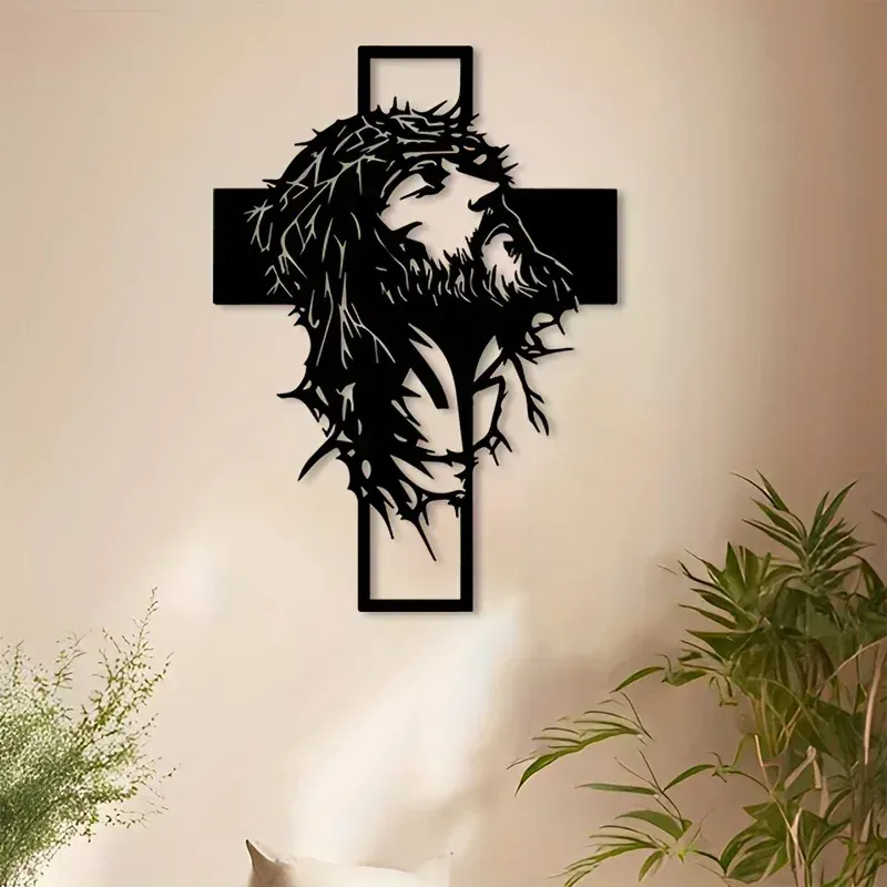 ✝️ Metal Cross Wall Decor💝