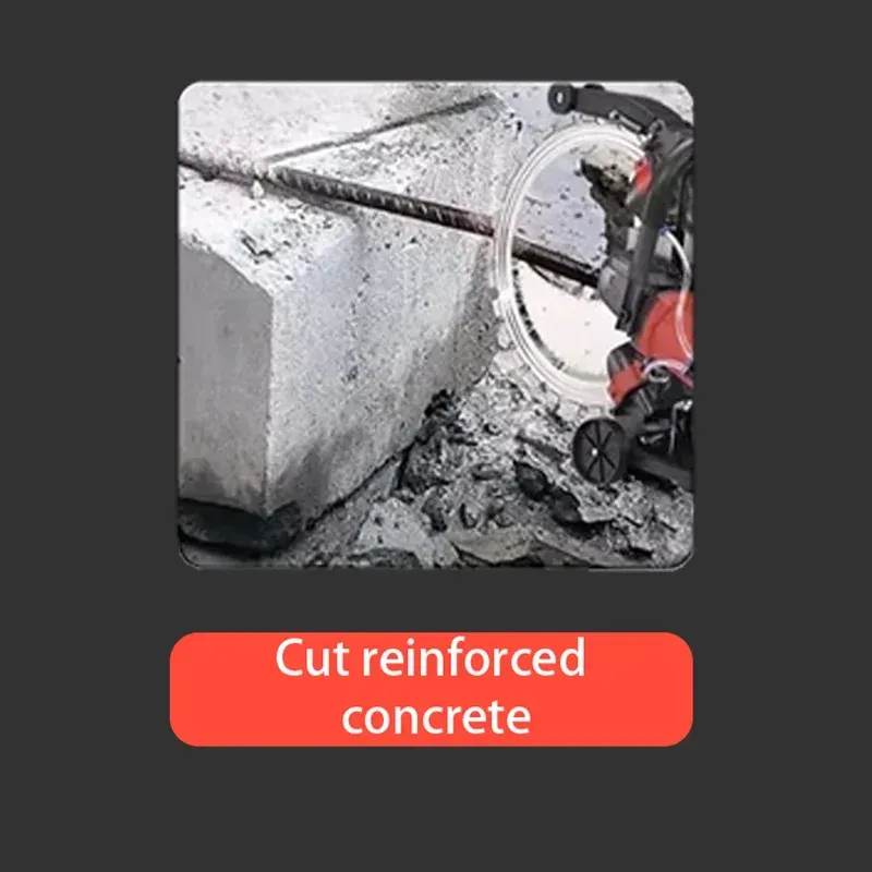 300mm Deep-Cut, 9600W Electric Wall Cutter—A high-power ring saw tool designed specifically for wet-cutting concrete.