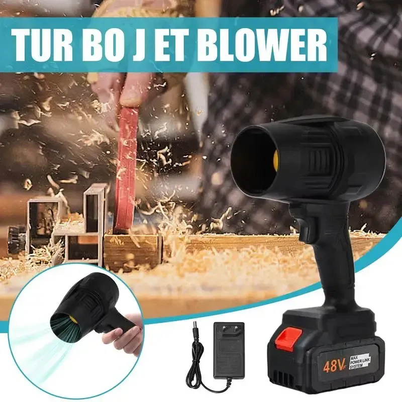 Cordless, High-Power Lithium-Ion Leaf Blower & Dust Remover Industrial-Grade Air Blower