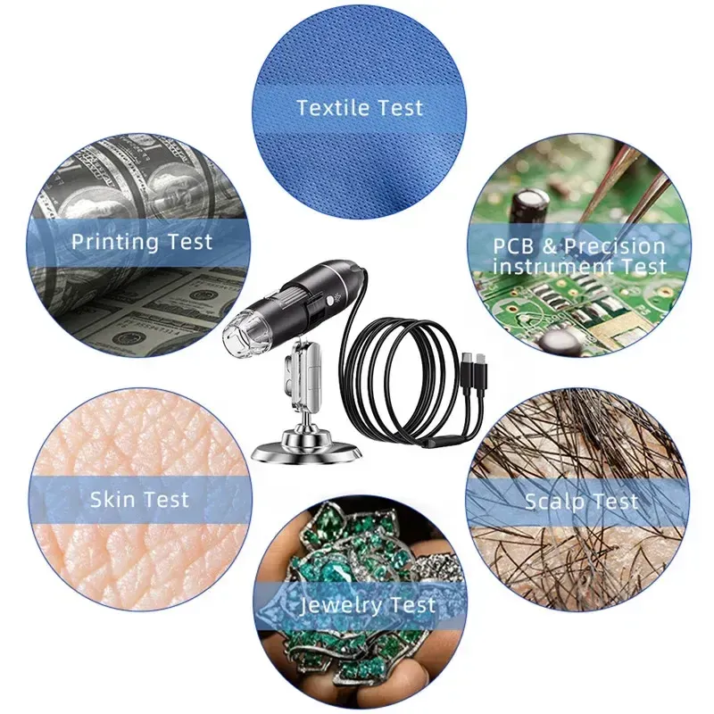 3-in-1 1600x Digital Microscope Camera (Electronic Magnifying Endoscope)