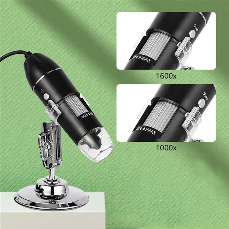 3-in-1 1600x Digital Microscope Camera (Electronic Magnifying Endoscope)