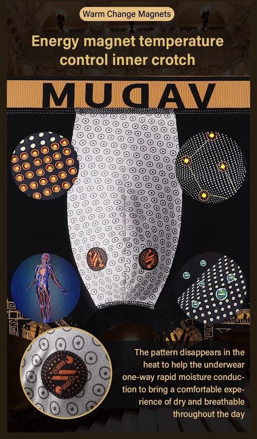 3 PIECE Breathable antibacterial sports light luxury men's boxer briefs