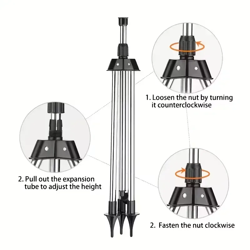 360-Degree Rotating Automatic Irrigation Sprinkler