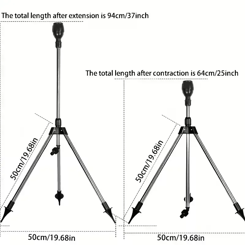 360-Degree Rotating Automatic Irrigation Sprinkler