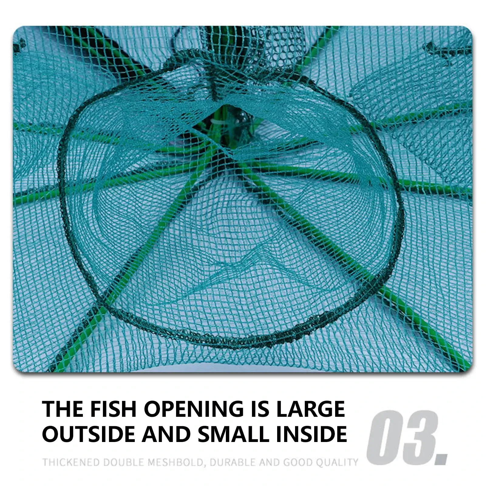 6-Hole, 60cm Collapsible Fishing Net — The Ultimate Fishing Tool