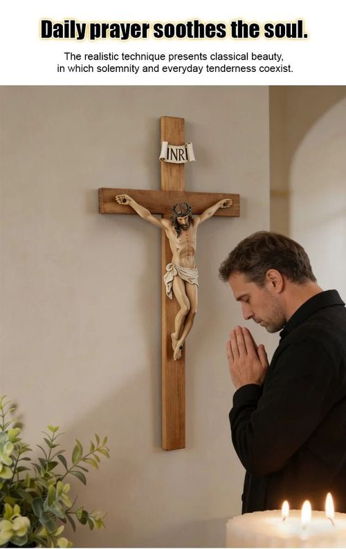 Jesus Prayer Cross Ornament