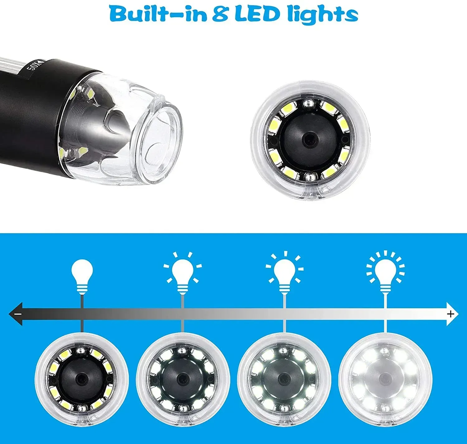 1600X Digital Microscope Camera Electronic Magnification Endoscope