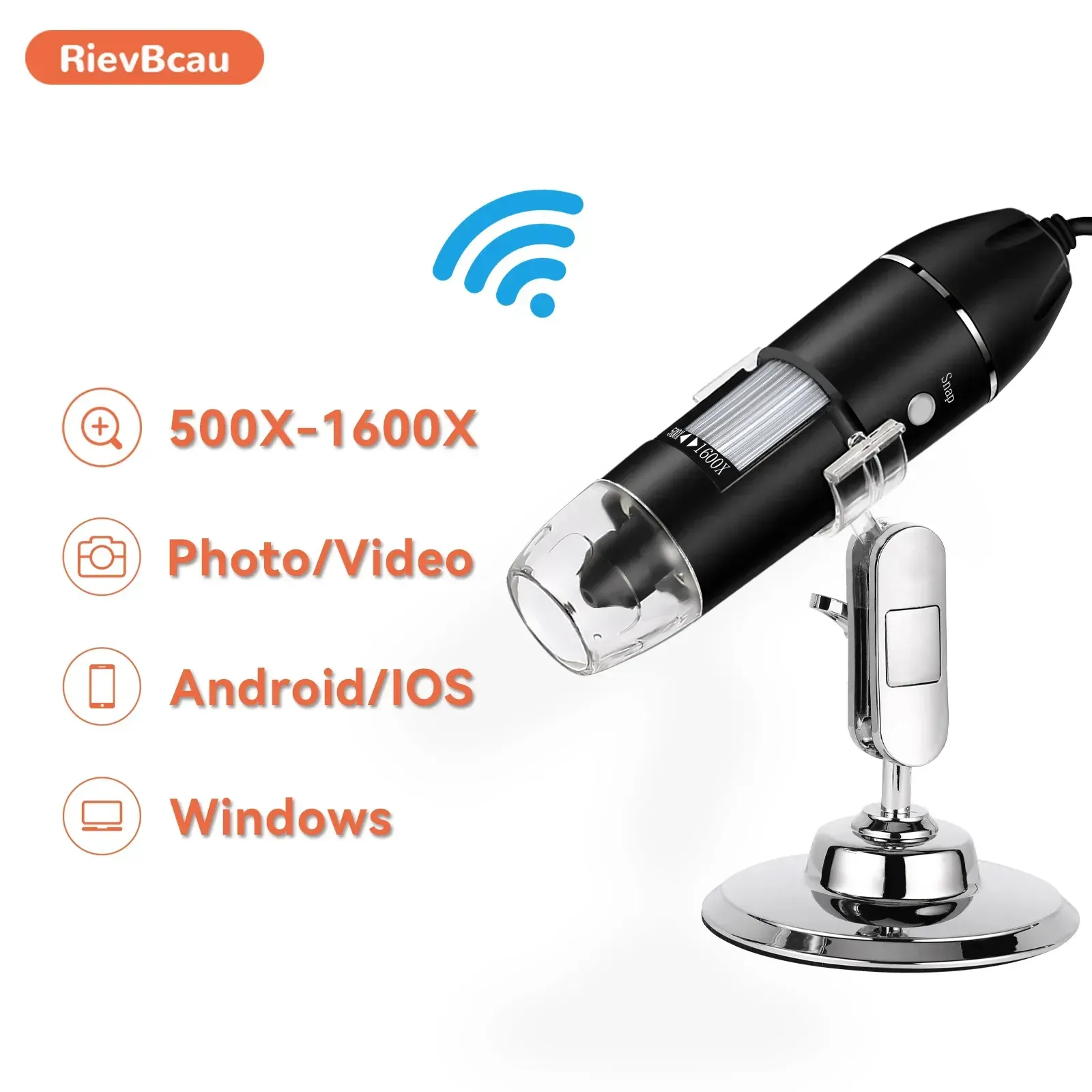 1600X Digital Microscope Camera Electronic Magnification Endoscope