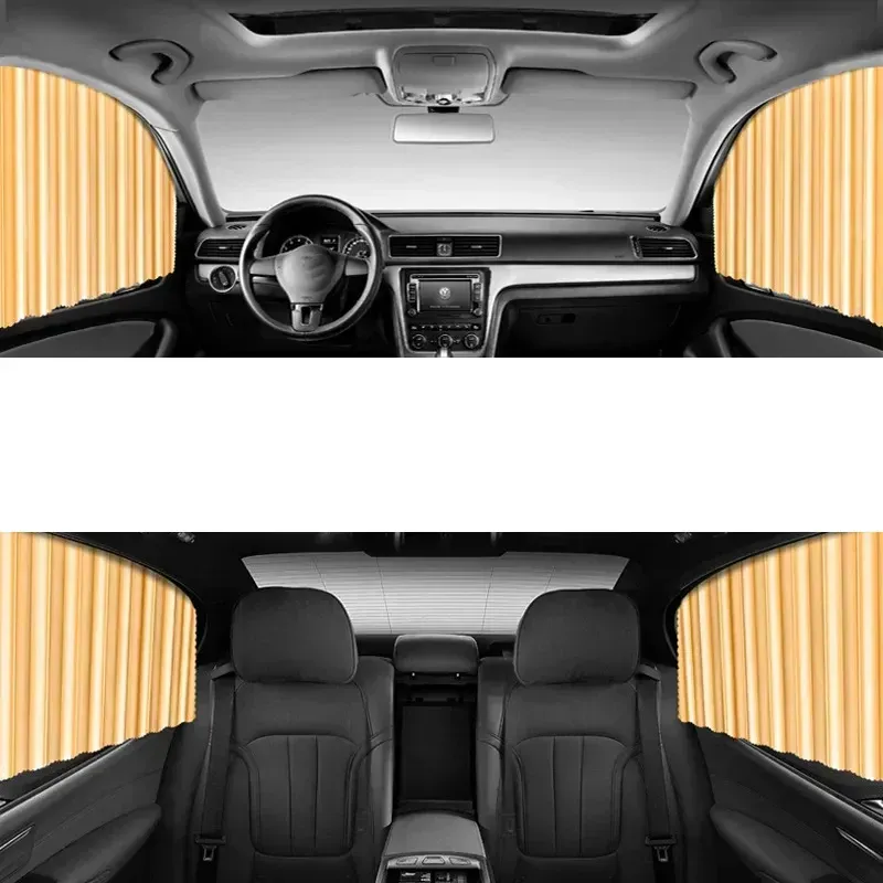 Magnetic Car Sun Shade Shield Side WindowCurtain Auto Uv Protection Sun Visor Blinds Cover