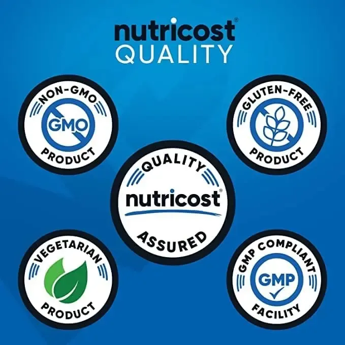Cápsulas de suplemento de N-acetil L-cisteína (NAC) da Nutricost