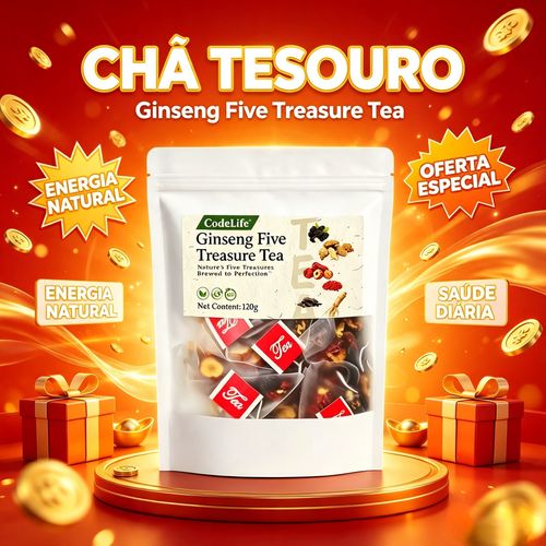 Fórmula de chá para os rins, Chá de Ginseng Cinco Tesouros, Chá Aromático Combinado Cinco Tesouros, Chá de Tâmara Vermelha, Chá de Goji, Chá para Homens, Chá da Saúde, Fórmula Herbal de Amora, Chá da Saúde WB