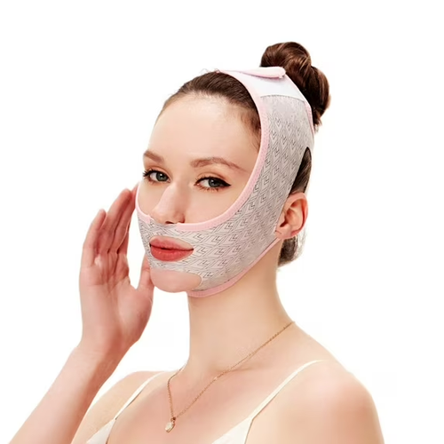 Beauty Face Sculpting Sleep Mask,V Line lifting Mask Facial Slimming Strap - Double Chin Reducer Chin Up Mask Face Lifting Belt