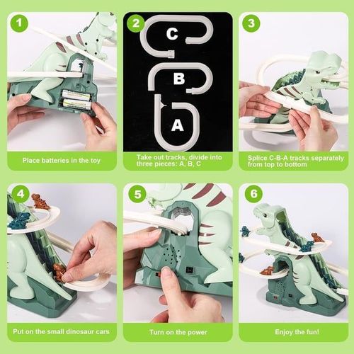 Dinosaur Climb Stairs Music Toy！🦖