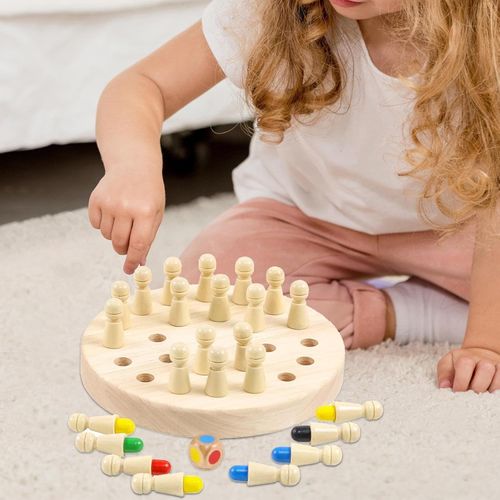 Wooden Memory Match Stick Chess