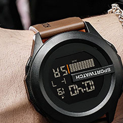 LED Electronic Watch Luminous Adjustable Soft Silicone Band Men Women