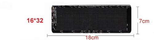 Huge Bright Devil Eyes LED Light for Car, Flexible Digital Scrolling LED Display, Bluetooth APP Control Custom Text Pattern Animation LED Store Sign for Car Business Hotel School