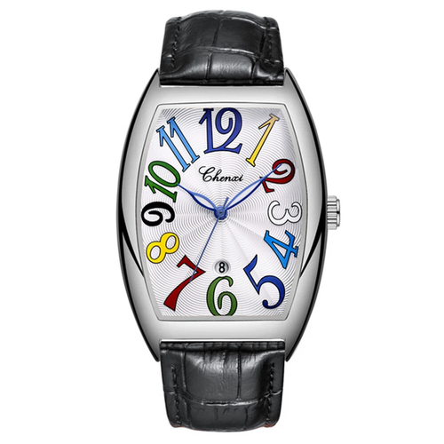 Top Brand Luxury Mens Watches Male Clocks Date Business Clock Leather Strap Quartz Wristwatches