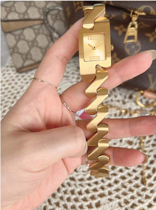 Quartz mechanical watches, gold and stainless steel fashion watches
