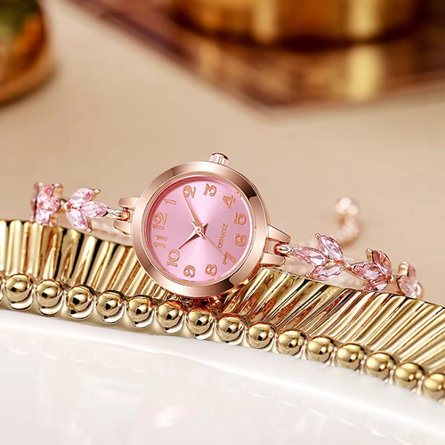 Ladies' watch brand, retro rhinestone quartz strap, luxury watch