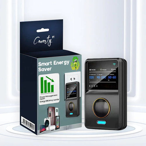 Smart Energy-Saving Power Saving Box - Black - Fire-Resistant