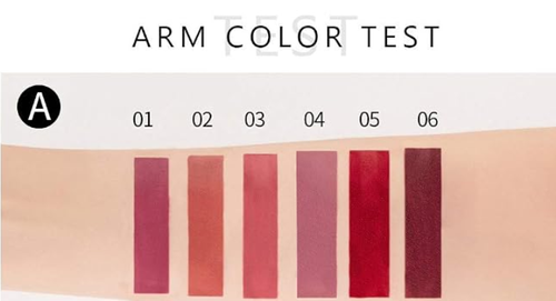 6Pcs Matte Liquid Lipstick Set, Waterproof Non Stick Cup Lip Gloss