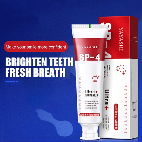 STYLE Sp-4 Probiotic Toothpaste Whitening, Yayashi Sp-4 Toothpaste, Yiliku Sp-4 Super Probiotic-4 Toothpaste, SP-4 Brightening Toothpaste Fresh Breath Toothpaste 120g (Whitening)