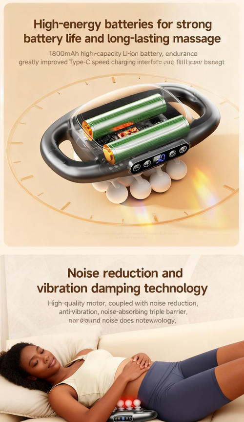 16-Head Roller Fascia Massager – Deep Muscle Relaxation Device