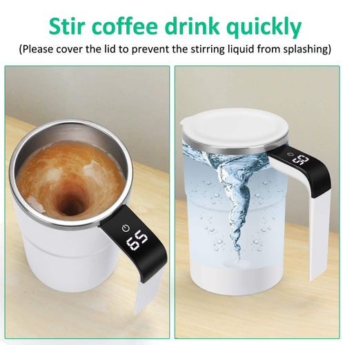 Coffee Mug Magnetic Stirring Cup Rechargeable Automatic Mixing Cup